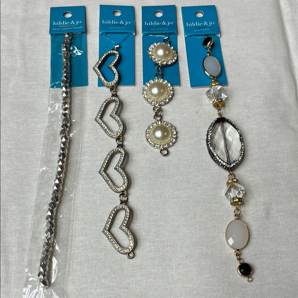 Silver And Gold Jewelry Set By Hildie Jo 25$